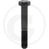 Śruba M24x160 kl.10.9, SW36 pół gwint czarny M24x3x160