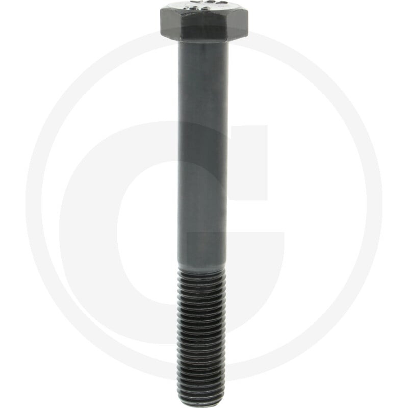 Śruba M24x180 kl.10.9, SW36 pół gwint czarny M24x3x180