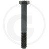 Śruba M24x180 kl.10.9, SW36 pół gwint czarny M24x3x180