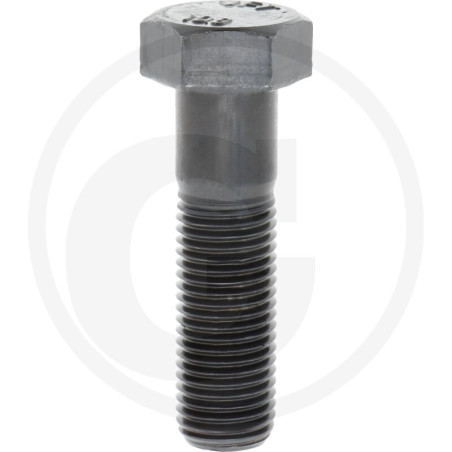 Śruba M22x80 kl.10.9, SW32 pół gwint czarny M22x2,5x80