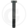 Śruba M22x160 kl.10.9, SW32 pół gwint czarny M22x2,5x160