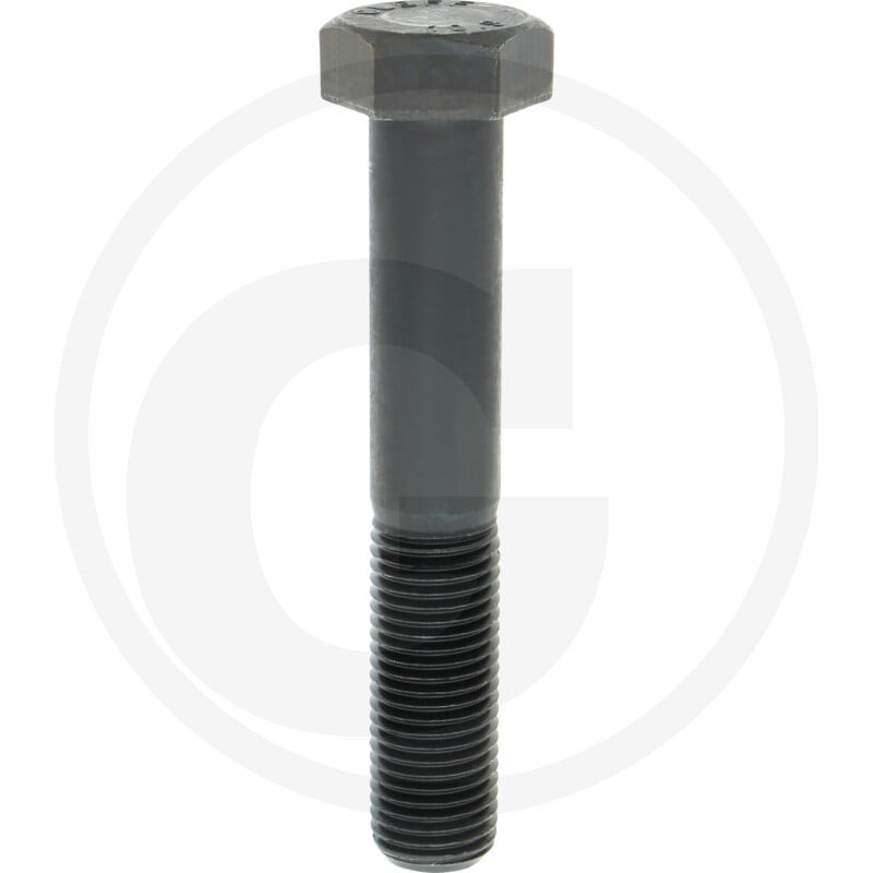 Śruba M27x160 kl.10.9, SW41 pół gwint czarny M27x3x160