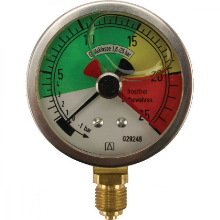 Manometr opryskiwacza 63mm, -1-25 bar , 1/4" dolne, 60SY029248  60SY029248