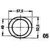 Walterscheid 1368631 Osłona wałka WOM 1000mm, d42/47x3 D49/55 B-135mm