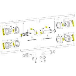 Walterscheid 1368632 Osłona wałka WOM 1000mm, d51/58x4 D61/68 B-158mm