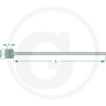 Walterscheid 1368514 Osłona wałka WOM połowa zewn., 550mm d63/71x4 D80 B-160 7 karbów