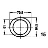 Walterscheid 1116471 Osłona wałka WOM Flexo, 1000mm, D68/71 W2280/W2380
