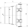 Walterscheid 1134400 Kołpak ochronny Walterscheid, SD15 FLEXO, D-150 mm, L-186 mm, seria W2380