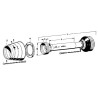 Walterscheid 1106725 Osłona wałka WOM 1 x szerokokąt, 1000mm d63/71x4 D73/80 2480