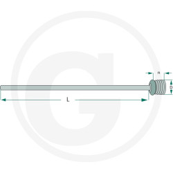 Walterscheid 1136366 Osłona wałka WOM połowa Flexo wewn., 1500 mm d63/71x4 D79