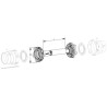 Walterscheid 1136362 Osłona wałka WOM Flexo 2 x szerokokąt, 1000mm d63/71x4 D79/92