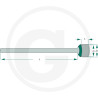 Walterscheid 1116376 Osłona wałka WOM połowa wewn. PG30, 1000mm D98 B-232