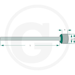 Walterscheid 1116437 Osłona wałka WOM połowa wewn. PG30, 1500mm D98 B-230 8 karbów