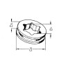 Pierścień łożyskowy Walterscheid, 1B SC 25, fi-70 mm