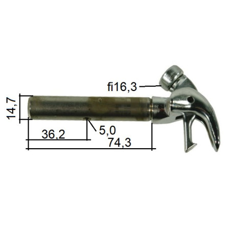 Palec supłacza kpl. 51095, 206.6015.10, RS 6016 K