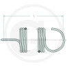 Sprężyna naciągowa 1,25x11,2x30,2 mm