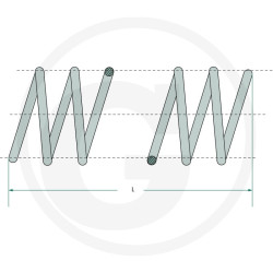Sprężyna naciskowa 3,2x28,2x135 mm4059139455690