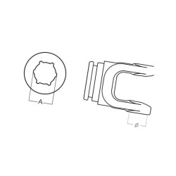 Widłak na profil 34,5x40-OV 041065Z