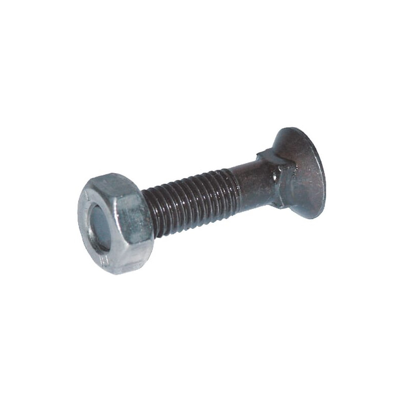 Śruba płużna M10x33 mm kl.12.9 z nakrętką