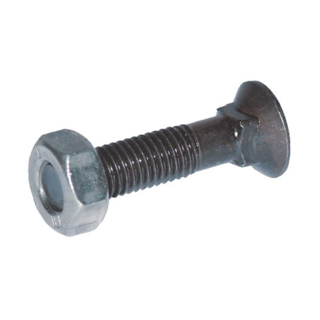 Śruba płużna M10x33 mm kl.12.9 z nakrętką