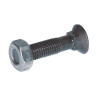 Śruba płużna M10x33 mm kl.12.9 z nakrętką