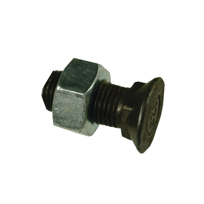 Śruba płużna + nakrętka, M12x1.25x30 mm kl.12.9 DIN608-BK55