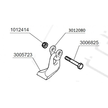 Unia 3005723 - Młotek mulczari Kornik