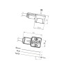 Kabel E152N 3mtr -180'conn. E152N30011 ATAM/CNE
