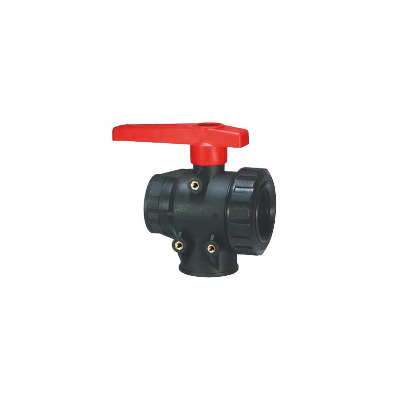 Zawór Kulowy Ręczny 3-Drożny Gwint Wew. 2"