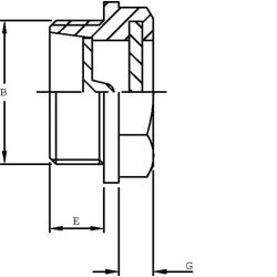 Wziernik typ LCP, gwint 3/8" BSP (Alm)