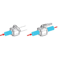 Zawór Kulowy Ręczny 2-Drożny Gwint Wew. 1i1/2” Arag 6280453405A66