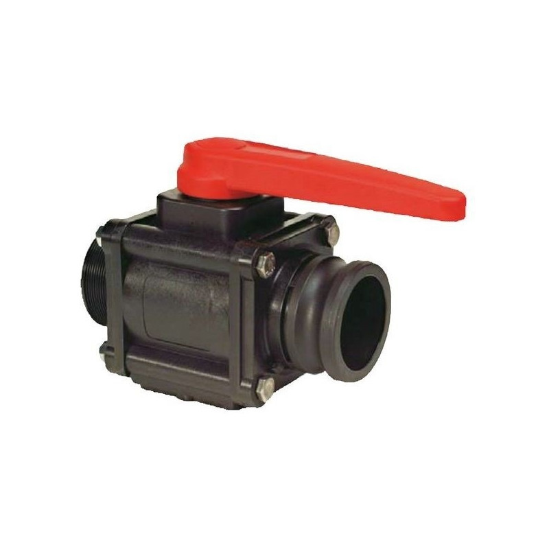 Zawór Kulowy Ręczny 2-Drożny Gwint Zew. 2” Camlock 2” Arag 6280453406H77