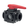 Zawór Kulowy Ręczny 3-Drożny Złacze Kołnierzowe 2”full Port Arag 6280453416L77