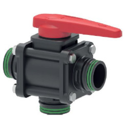 Zawór Kulowy Ręczny 3-Drożny Złącze T7 Arag 6280453026S77