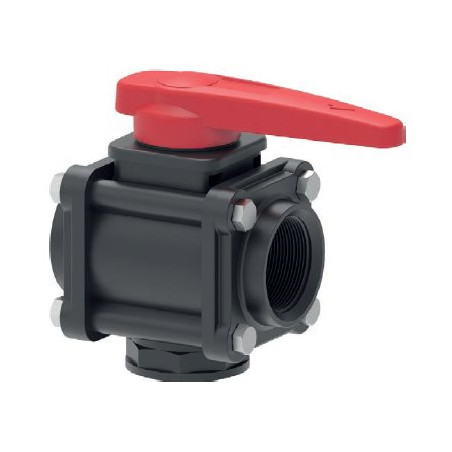 Zawór Kulowy Ręczny 3-Drożny Gwint Wew. 3” Arag 6280453427A99