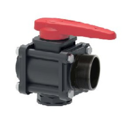 Zawór Kulowy Ręczny 3-Drożny Gwint Zew. 3” Arag 8026834092129