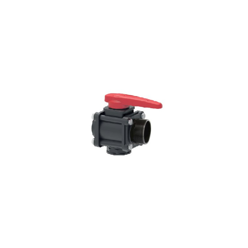Zawór Kulowy Ręczny 3-Drożny Gwint Zew. 2” Arag 8026834224568