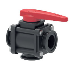 Zawór Kulowy Ręczny 3-Drożny Złacze Kołnierzowe 2”full Port Arag 6280453026L77