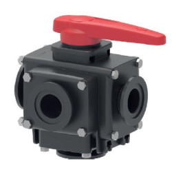 Zawór Kulowy Ręczny 5-Drożny Złacze Kołnierzowe 2” Std. Port Arag 6280453456L66