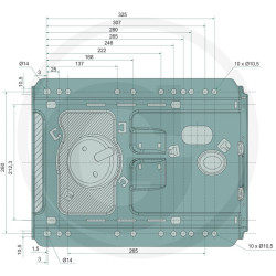 AS3510 Heizung Claas inkl. Heizung 12 V