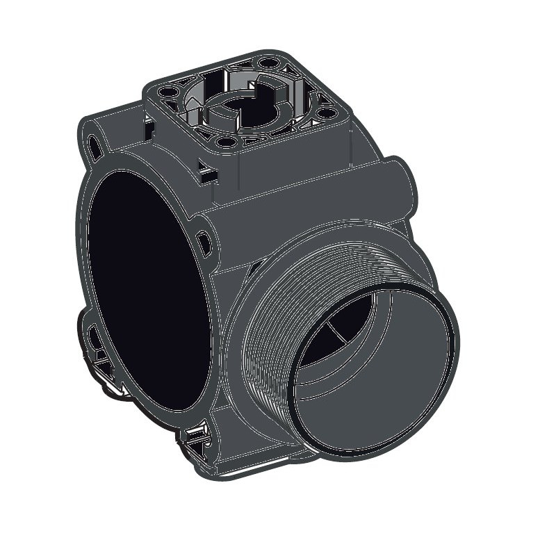 Obudowa zaworu 3-drożnego 1i1/2" bok