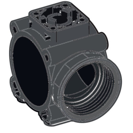 Obudowa zaworu 3-drożnego 1i1/2" bok