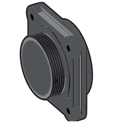 Pokrywa gwintowana 1i1/2"