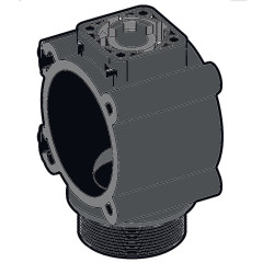 Obudowa zaworu 3-drożnego 1i1/2" dół