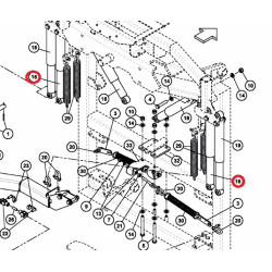 Rau-Amortyzator belki polowej Rau RG00024391 Kverneland / Rau 9000024391000