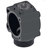 Obudowa zaworu 3-drożnego 1i1/2" dół