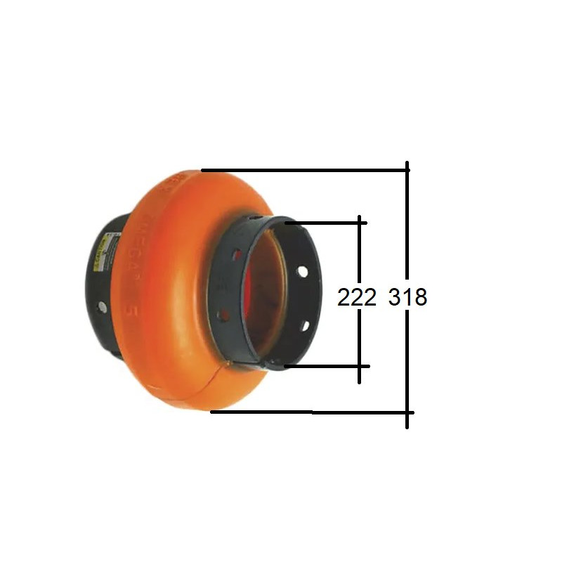 E60(222mm) Element elastyczny sprzęgła Omega E60(222mm)