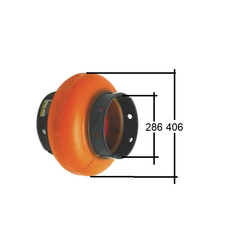 E80(286mm) Element elastyczny sprzęgła Omega E80(286mm)