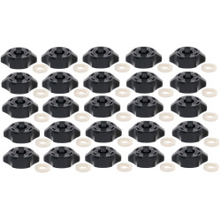 11675924 Nakrętka bagnetowa okrągły otwór czarna otwór okrągły do rozpylacza fi 11,9 mm Lechler