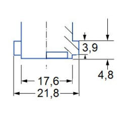 Nakrętka mocująca SW8 RG00026424 Kverneland / Rau 9000026424003
